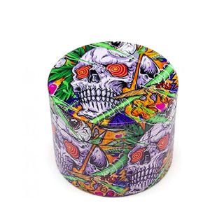 30331C - Grinder Polinizador Metal Skulls 40 mm. Mix Color