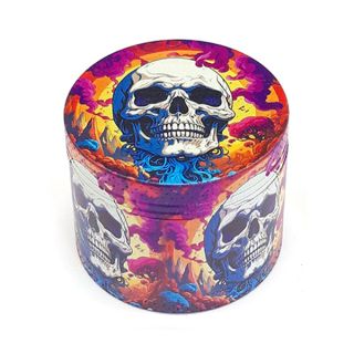 30380B - Grinder Polinizador Metal Skulls 50 mm. Mix Color
