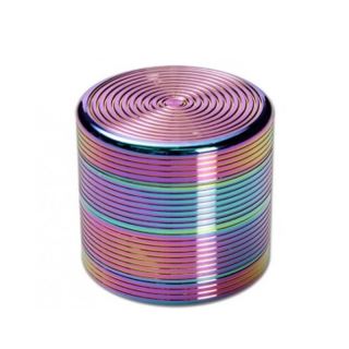Grinder Polinizador Metal Spiral Rainbow 40 mm.