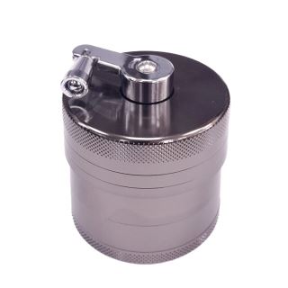 Grinder Polinizador Molinillo Premium Silver 85 mm.
