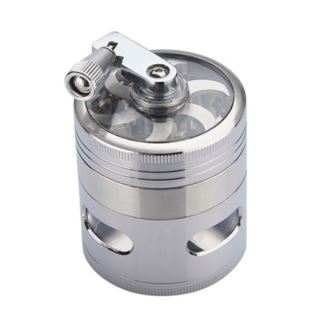 30375 - Grinder Polinizador Molinillo Window Silver 55 mm