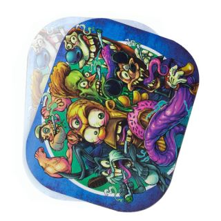 31049 - .Iman Nevera Tapa para Bandeja Metal 18x14 cm. G-Rollz Smoking Cartoons