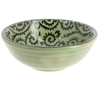 23492 - Incensario  Ceramica Arabesco Karakusa 10x4 cm.