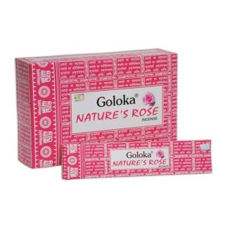 13557 - Incienso Goloka Nature Rose 15 gr. - 12 ud.