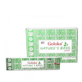 Incienso Goloka Natures Basil 15 gr. - 12 ud.