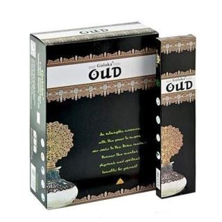 17805A - Incienso Goloka Oud Black 15 gr. - 12 ud