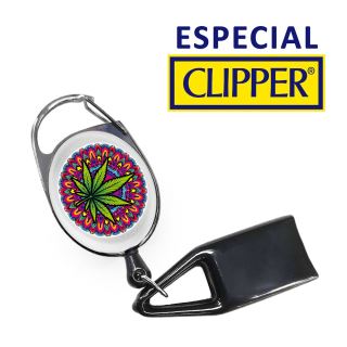 21858A - Llavero Portamechero Extensible Mandala Leaf