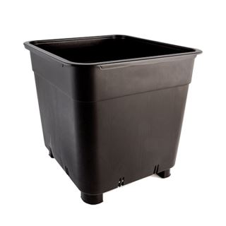 14827 - Maceta Cuadrada Negra 30 x 30 x 31 cm - 25L. Sobrelevada Easy Garden