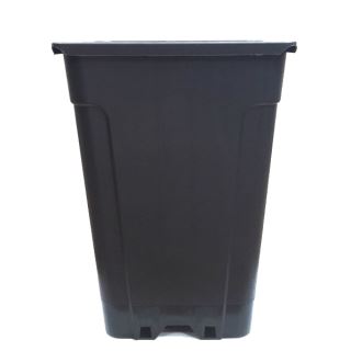 Maceta Cuadrada Negra Hercules 20 x 20 x 27.5 cm. 7 lt. - 30 ud.