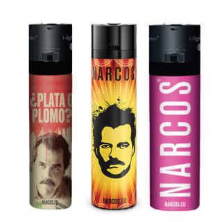 Mechero Narcos Plata o Plomo 30 ud.