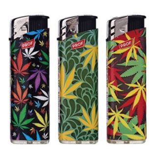Mechero Piezo Refill Leaves mod. 1 - 50 ud.