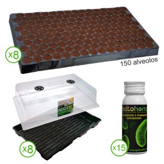 Pack Promocional Semilleros 8x150 Alveolos