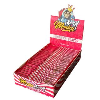 30618 - Papel Monkey King 1.1/4 Flavor Strawberry 25 ud.