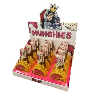 30639 - Papel Monkey King Pack King Size Slim & Grinder Munchies Unbleached 12 ud.