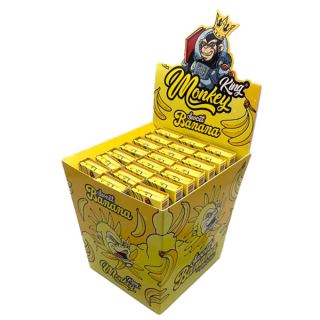 Papel Monkey King Size Slim & Tips Smell Banana 24 ud.