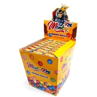 20191A - Papel Monkey King Size Slim & Tips Smell Choco Balls 24 ud.