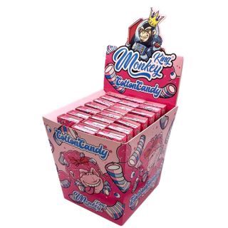 Papel Monkey King Size Slim & Tips Smell Cotton Candy 24 ud.