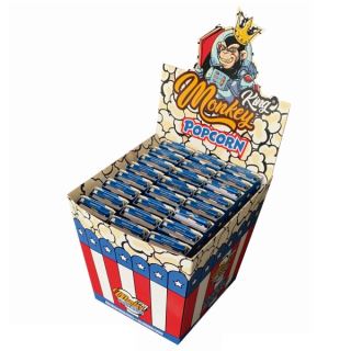 30630 - Papel Monkey King Size Slim & Tips Smell Pop Corn 24 ud.