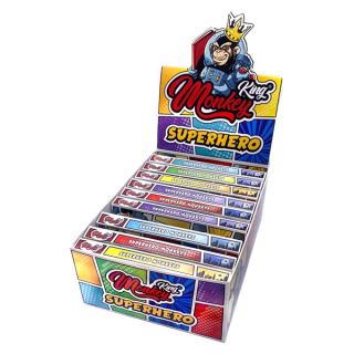 Papel Monkey King Size Slim & Tips Superhero 24 ud.