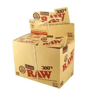30529 - Papel Raw   Organic  1.1/4 Block 300 - 40 librillos