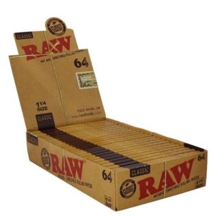 30526 - Papel Raw  Classic  1.1/4  - 24 Librillos 64 Hojas