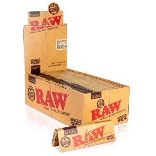 Papel Raw  Classic Single Wide 50 librillos