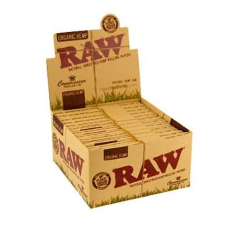 Papel Raw  Organic  1.1/4 & Tips Connoisseur 24 Librillos