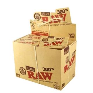 30529 - Papel Raw  Organic  1.1/4 Block 300 - 40 librillos