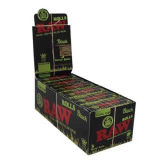 30608 - Papel Raw Black Organic Rolls 12 ud.