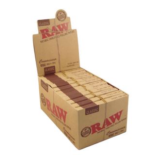 30688 - Papel Raw Classic Single Wide Tips Connoisseur 24 Librillos