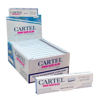 30666 - Papel de Fumar Cartel King Size Slim & Tips 24 ud.