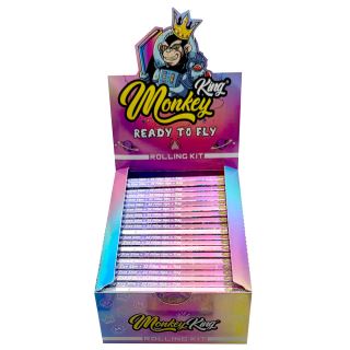 30636D - Papel de Fumar Monkey King Tips & Tray  Ready to Fly