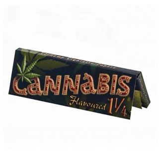 Papel de fumar Aromatizado Cannabis 1.1/4 - 24 librillos