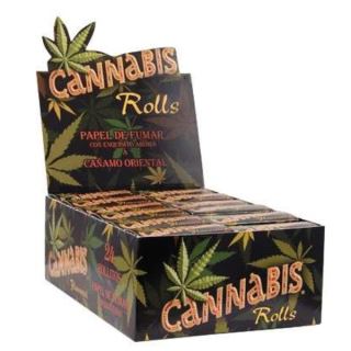 Papel de fumar Aromatizado Cannabis Rolls 24 ud.
