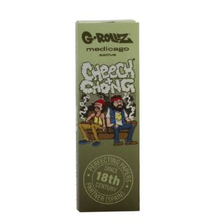 Papel de fumar G-Rollz 1.1/4  Cheech & Chong Medicago Sativa 25 librillos