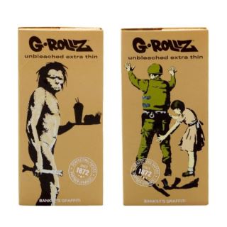 30569 - Papel de fumar G-Rollz Banksy K.S. Tips & Tray 16 librillos #3