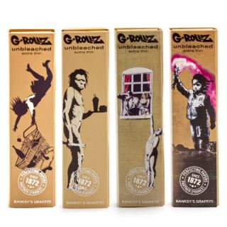 30578 - Papel de fumar G-Rollz K.S. & Tips Banksy 24 librillos #3