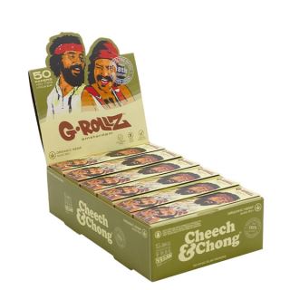 Papel de fumar G-Rollz K.S. & Tips Cheech & Chong Vintage 24 librillos