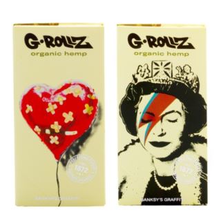 30593 - Papel de fumar G-Rollz K.S. Tips & Tray Banksy 16 librillos #5