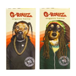 30576 - Papel de fumar G-Rollz K.S. Tips & Tray Reggae Rap 16 librillos