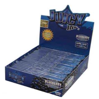 Papel de fumar Juicy Jay´s King Size Blueberry 24 ud.