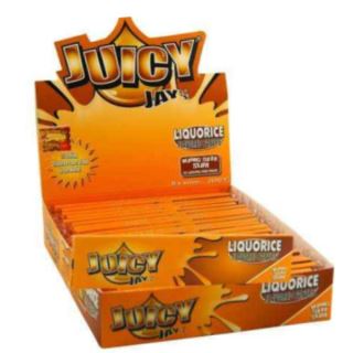 18521 - Papel de fumar Juicy Jay´s King Size Regaliz 24 ud.