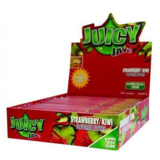 Papel de fumar Juicy Jay´s King Size Strawberry & Kiwi 24 ud.