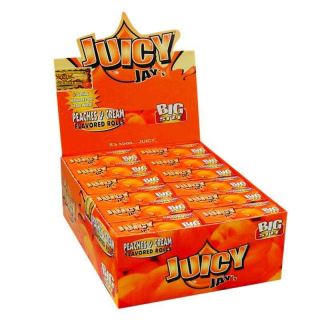 18529 - Papel de fumar Juicy Jay´s Rolls Peach & Cream 24 ud.