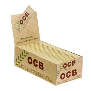 Papel de fumar OCB  70 mm, Organico 50 Librillos