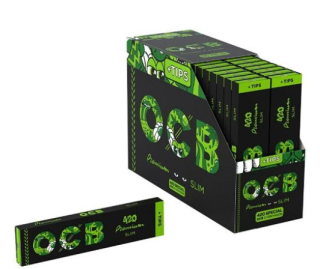 31453C - Papel de fumar OCB King Size Slim Tips  24 librillos Edicion Limitada