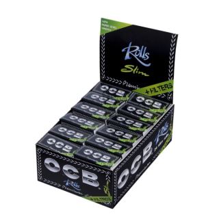 Papel de fumar OCB Rolls Premium Slim & Tips 24 Rolls