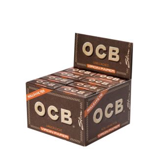 30676B - Papel de fumar OCB Rolls Virgin Slim & Tips 24 Rolls