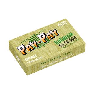 Papel de fumar Pay Pay Gogreen 1.1/4 Bloc 600 - 20 librillos