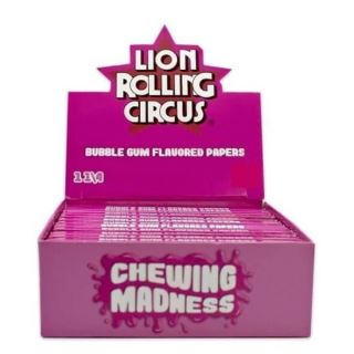 30587 - Papel de fumar Rolling Circus 1.1/4 Flavored Chewin Madnes 15 librillos